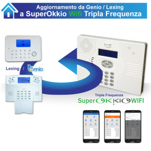 Aggiornamento da Genio / Lexing (qualsiasi versione) a SuperOkkio Tripla Frequenza WIFI con APP