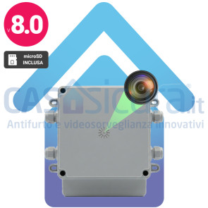 SCATOLA-DERIVAZIONE-SPY – Scatola di Derivazione con Microcamera WiFi Nascosta Full HD | Telecamera Spia da Esterno | Portone, Pianerottolo e Aree Condominiali | Alimentazione Continua o Batteria | Visione Notturna | App Remota | Prodotto Personalizzato