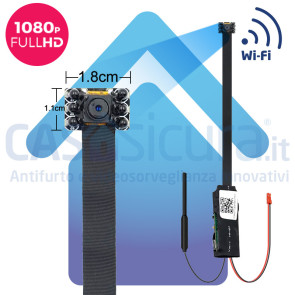 Micro telecamera spia WIFI risoluzione FULL HD - Modello SLIM 