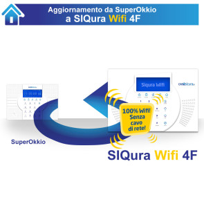 Aggiornamento da Superokkio (qualsiasi versione) a Siqura Wifi 4F