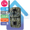 Fototrappola 4G  visione LIVE in diretta - 4G/5G da esterno a batteria - Funziona con SIM - Infrarosso INVISIBILE  + GPS (opz.)
