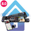 Dash Cam 4G con 2 o 4 Telecamere - 360 gradi* - Registrazione - Display 10" Touch - ADAS - Bluetooth - GPS - Visione da remoto diretta e registrazioni con APP